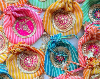 Wholesale Traditional Indian Potli, Women Handbag, Handmade Bag, Mother's Gift, Clutch Purse, Wedding Favours, Diwali gifts, Return Gift