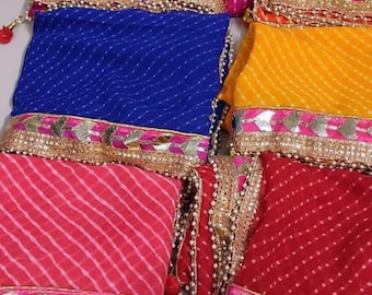 Wholesale Bandhani Silk Dupatta, Bandhej Print Dupatta 2.25 Meter Free Size, Wedding Gift, Return Gift, Bridesmaid Gift