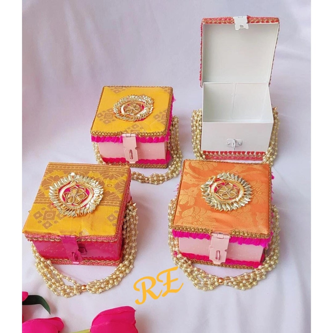 India Gift Hub Indian Wedding Gift Box, Sweet Box, Wedding Favour, Return Gift, Indian