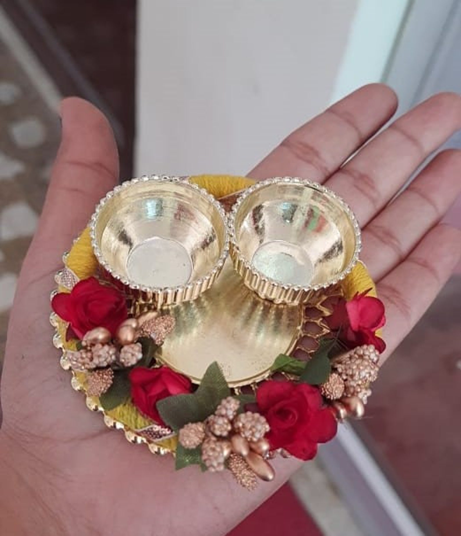 Set of 4 Kumkum Box Haldi Kumkum Holders Diwali Gift Etsy Australia