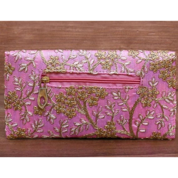 Floral Clutch Purse ( Pink) – Rosie Mears Collection