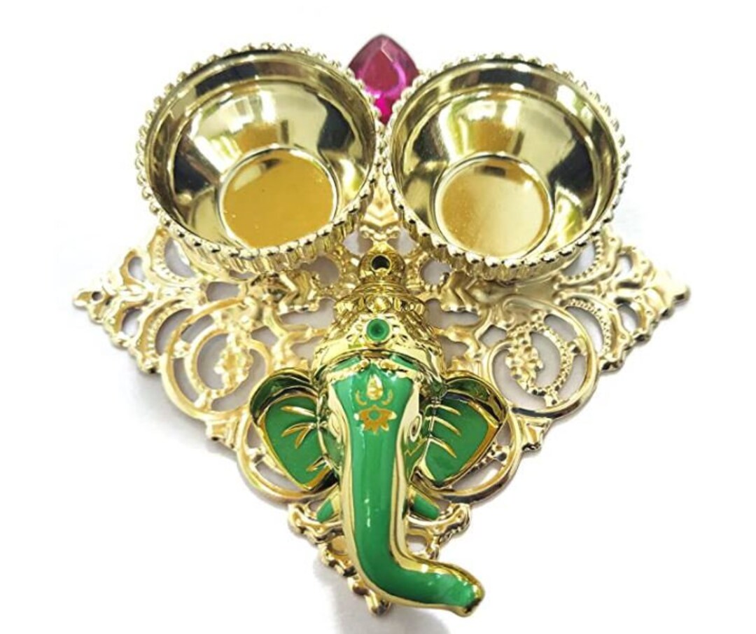 Set of 5 Kumkum Box, Haldi Kumkum Holders, Wedding Favor, Return Gift