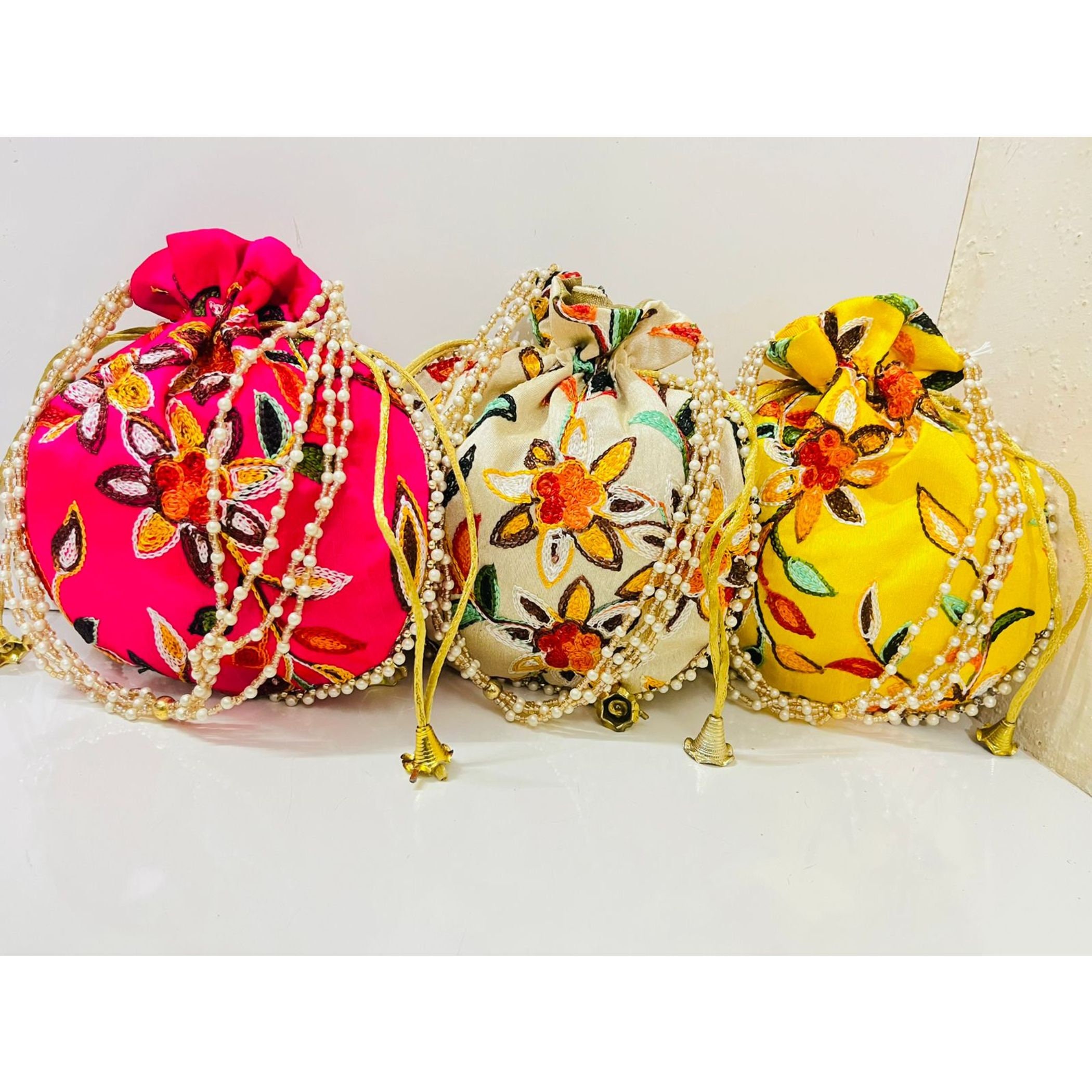 Exotic Elephant Design Multi Colored Hand Embroidered Banjara Shoulder –  Crafts of India