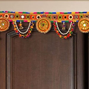 Door Hanging, Home Decor, Indian Toran, Indian Wedding favors, Floral Hanging, Tea Party Decor, Diwali Gift, Festive Decoration