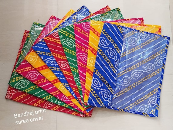3 PC) Oneside Clear Plastic Clothes Sari Saree Garment Storage ,box cover  Bags | eBay