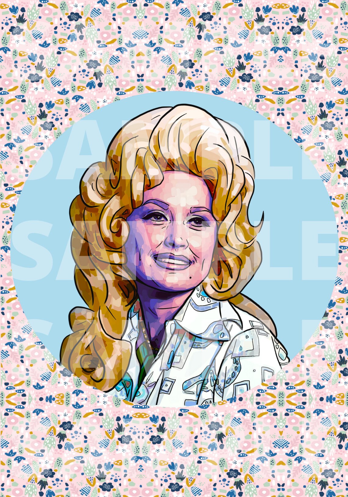 Hello Dolly Dolly Parton PRINTABLE Digital Download Wall Etsy