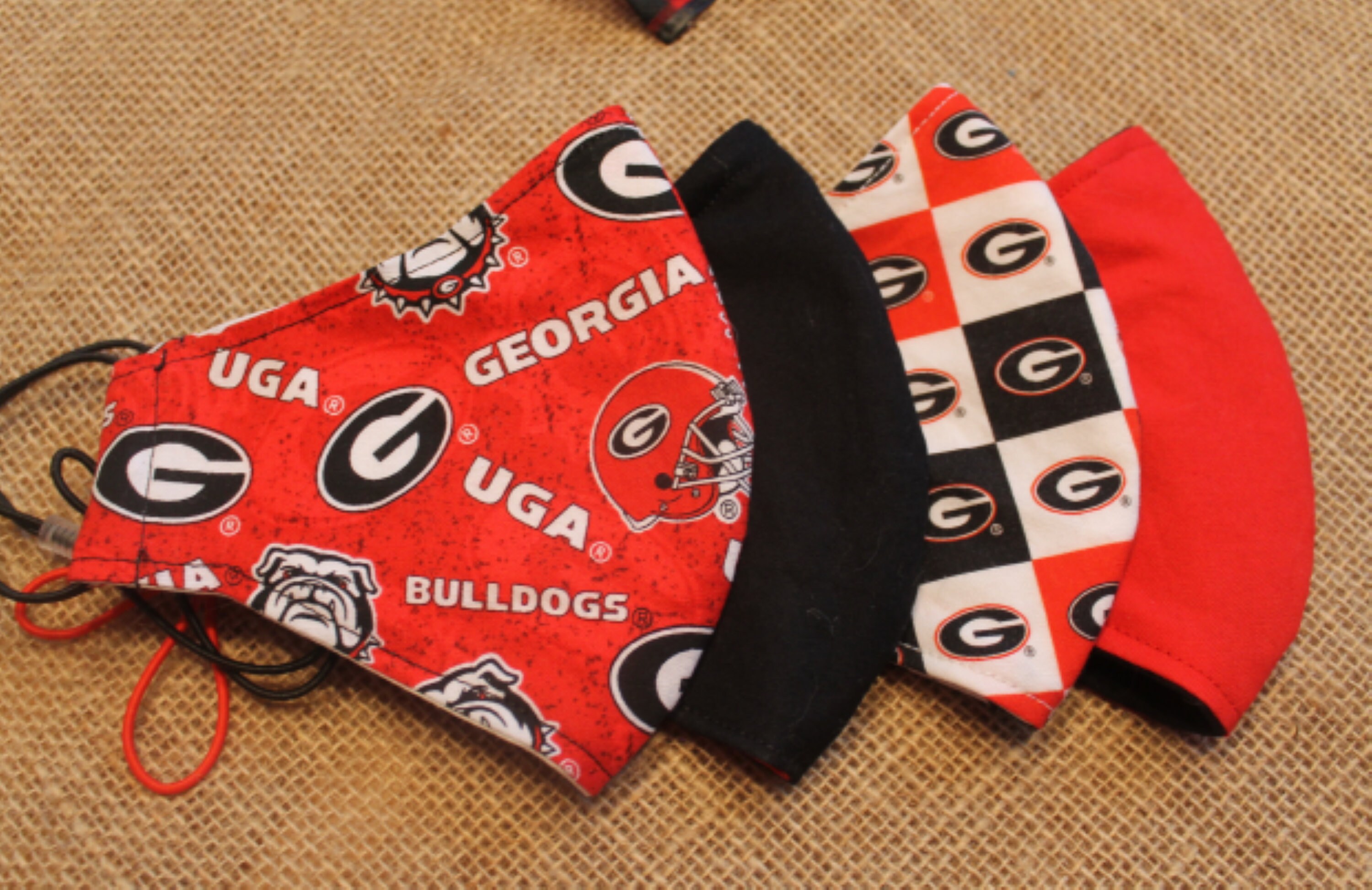 UGA Georgia Bulldogs Face Mask Reusable Washable Protective Breathabl…