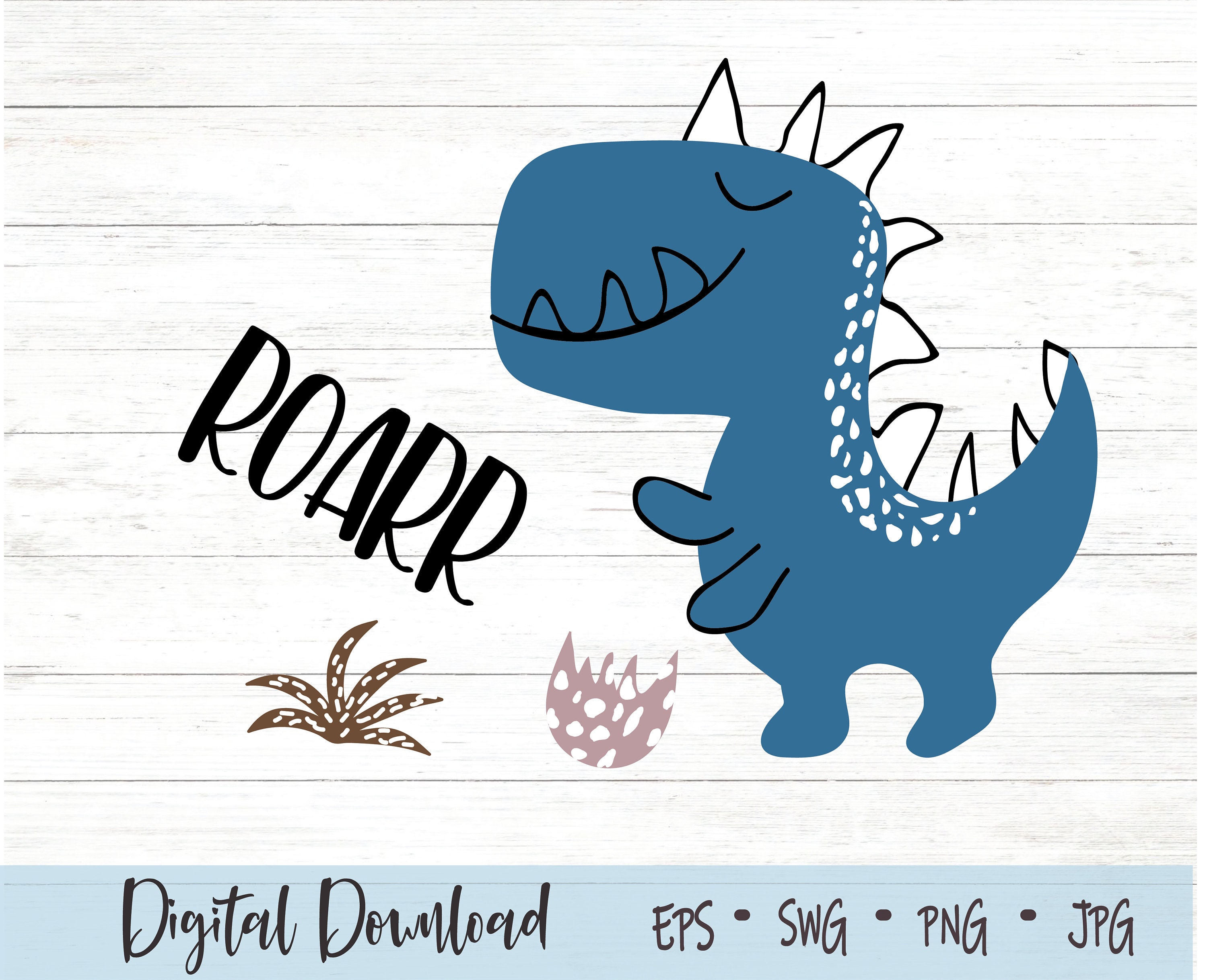 Cute Baby Dinosaur Svg, Dino Egg Clipart, With Roar Text, Dinosaur Graphic  , Digital Download, Kid Baby Bodysuit Shirt - Etsy