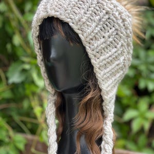 Handmade Knit Bonnet Beanie