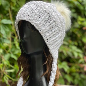 Handmade Knit Bonnet Beanie