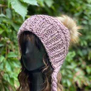 Handmade Knit Bonnet Beanie