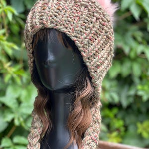 Handmade Knit Bonnet Beanie