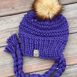 Handmade Knit Bonnet Beanie