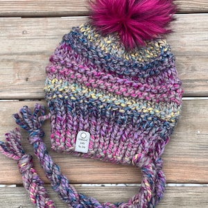 Handmade Knit Bonnet Beanie