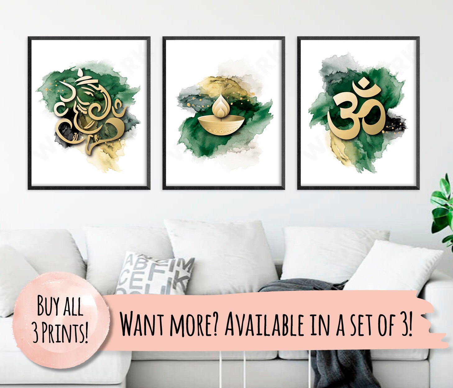 Ganesh Wall Art Indian Wall Art Modern Ganesh Art Hindu | Etsy