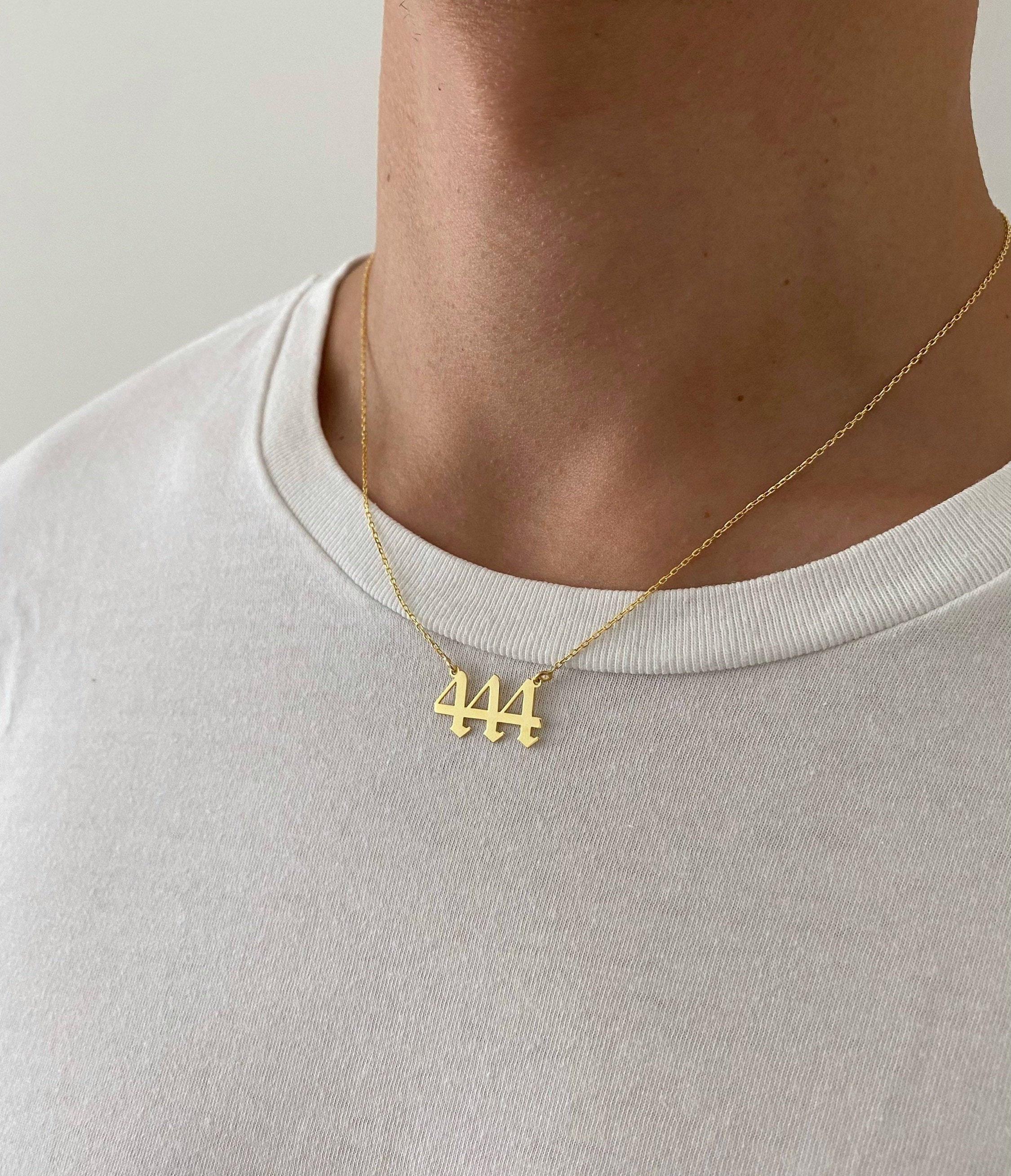 Angel number necklace deals
