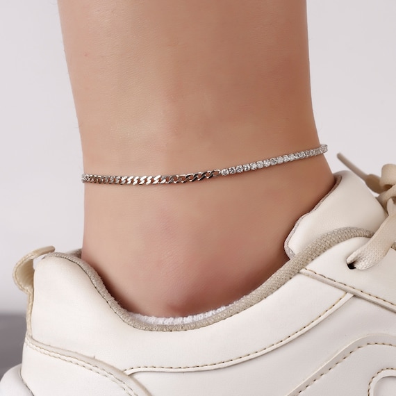 Tennis anklet sale
