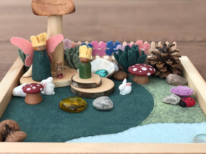 Spring Playset for Sensory Processing Therapy Support Play based OT Educational Toy Montessori Fine Motor Skills Preschool Kindergarten Kids image 2