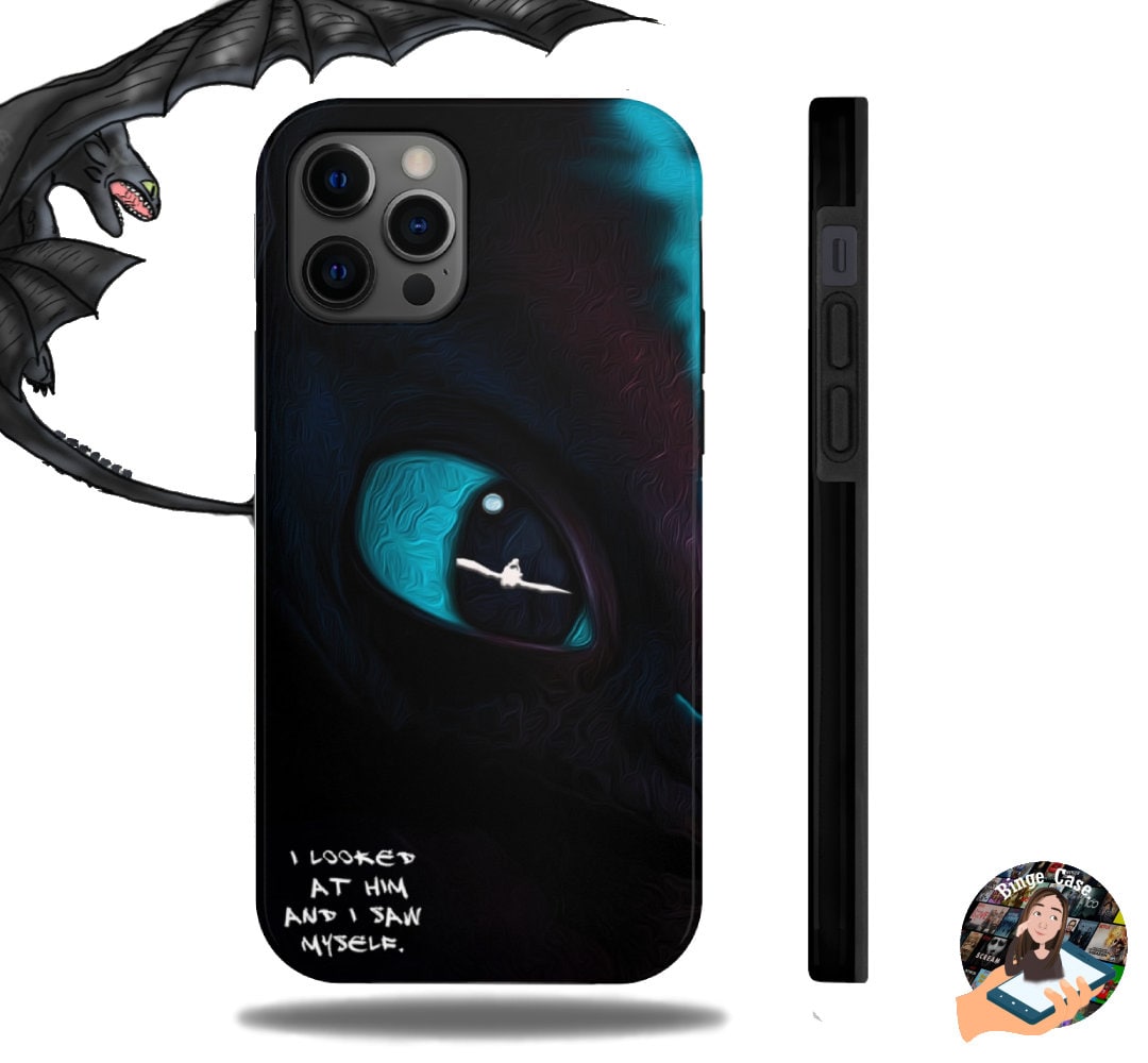 Fashion Stitch Hard TPU Toothless Dragon Designer Mobile Phone