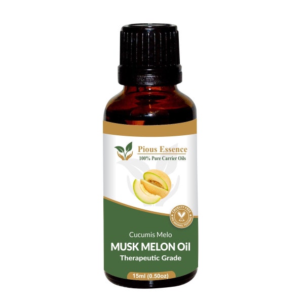 100% Pure Natural Muskmelon Carrier Oil - Pious Essence - Therapeutic Grade Muskmelon Seed Oil 5ml To 1000ml Free Shipping Worldwide