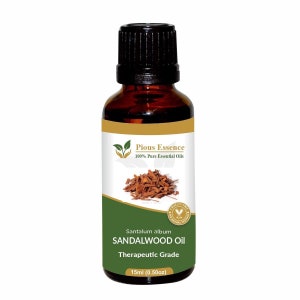 100% Pure Natural Mysore Sandalwood Essential Oil - Pious Essence - Therapeutic Grade Indian Sandalwood Oil 5ml To 1000ml Free Shipping