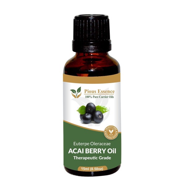 100% Reines natürliches Acai Beerentrageöl - Fromme Essenz - Heilart Acai Beerenöl 5ml bis 1000ml Kostenloser Versand weltweit