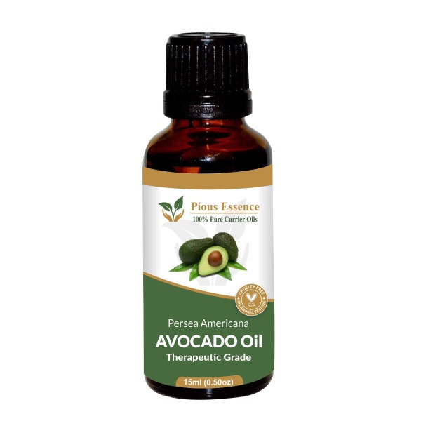 100% Pure Natural Avocado Carrier Oil - Pious Essence - Therapeutic Grade Avocado Oil 5ml To 1000ml Free Shipping Worldwide