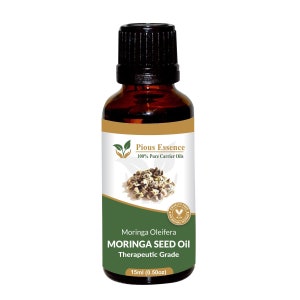 100% Pure Natural Moringa Seed Carrier Oil - Pious Essence - Therapeutic Grade Moringa Seed Oil 5ml To 1000ml Free Shipping Worldwide