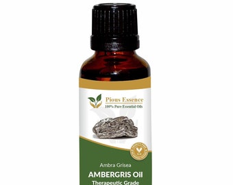 100% Pure Natural Ambergris Essential Oil - Pious Essence - Therapeutic Grade Ambergris Oil 5ml To 1000ml Free Shipping Worldwide