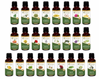 100% Pure Essential Natural Oils For Cosmetics, Aromatherapy, Soap, Fragrance - 5ML