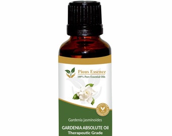 100% Reines natürliches Gardenia Absolute Ätherisches Öl - Fromme Essenz - Therapiegrad Gardenia Öl 5ml bis 1000ml Kostenloser Versand weltweit