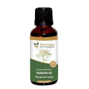 100% Pure Natural Blue Yarrow Essential Oil - Pious Essence - Therapeutic Grade Yarrow Oil 5ml To 1000ml Free Shipping