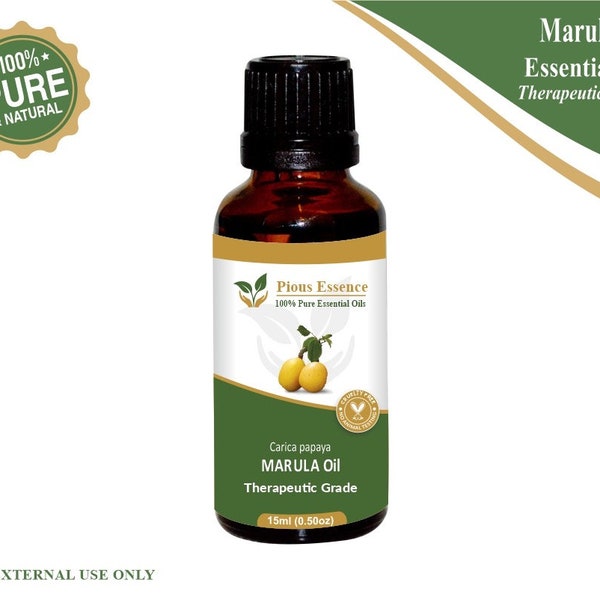 100% Pure Natural Marula Carrier Oil - Pious Essence - Therapeutic Grade Marula Oil 5ml To 1000ml Free Shipping Worldwide