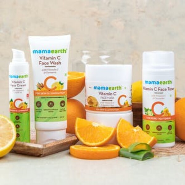 Mamaearth Vitamin C Day Regimen Combo For Radiant, Bright, And Naturally Glowing Skin - Free Shipping