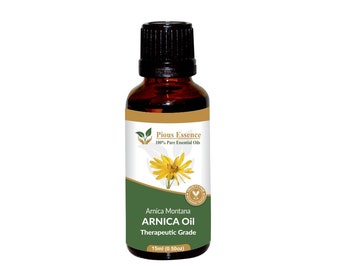 Huile essentielle d’arnica naturelle pure 100% - Essence pieuse - Huile d’arnica de qualité thérapeutique 5ml à 1000ml Livraison gratuite dans le monde entier