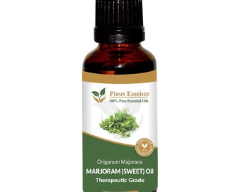 100% Pure Natural Sweet Marjoram Essential Oil - Pious Essence - Therapeutic Grade Marjoram Oil 5ml To 1000ml Free Shipping Worldwide