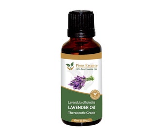 100% Pure Natural Lavender Essential Oil - Pious Essence - Therapeutic Grade Lavender Oil 5ml To 1000ml Free Shipping Worldwide