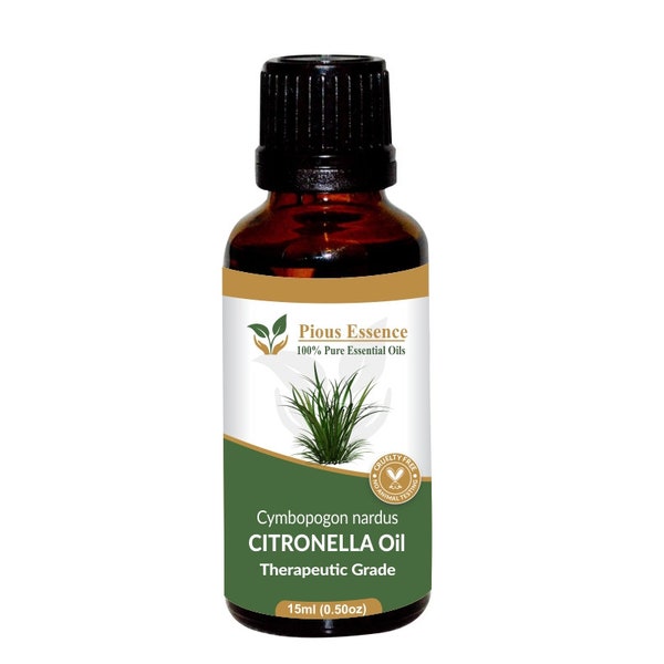 100% Pure Natural Citronella Essential Oil - Pious Essence - Therapeutic Grade Citronella Oil 5ml To 1000ml Free Shipping Worldwide