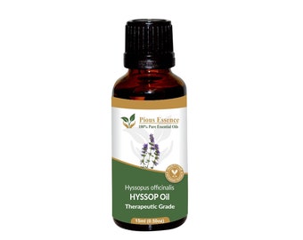 100% Pure Natural Hyssop Essential Oil - Pious Essence - Therapeutic Grade Hyssop Oil 5ml To 1000ml Free Shipping Worldwide