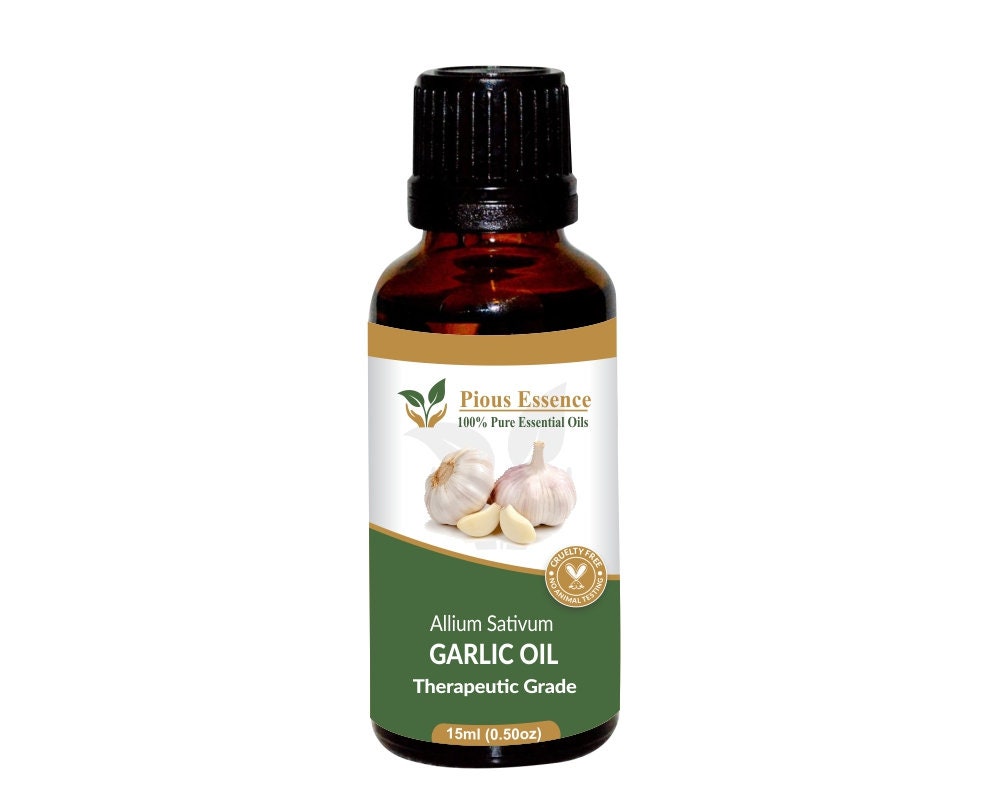 Garlic 100% Pure Essential Oil (Therapeutic Grade) 100% Pure Essential Oils
