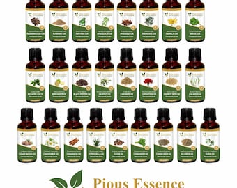 Pious Essence 100% Pure Essential Oils Of Your Choice (Jasmine, Rose, Frangipani, Vetiver, Patchouli, Lavender) & Must More! - Free Shipping