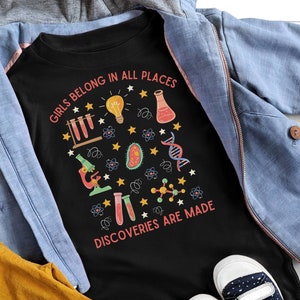 Feminist Shirt for Toddlers, Feminist Baby Clothes, Science Shirt for Girls, Girls in STEM,  Power Shirt, Birthday Gifts for Toddler Girl