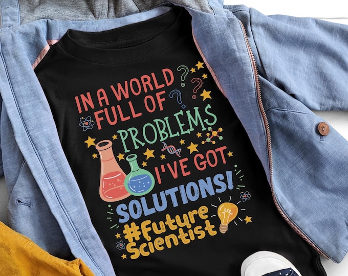 Zukünftige Wissenschaftler Shirt, Baby-Dusche-Geschenk für Wissenschaft Lehrer, feministische Baby-Kleidung, Wissenschaft Body, Geburtstagsgeschenk für Mädchen, MINT, Macht