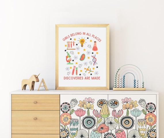 Feminist nursery store decor