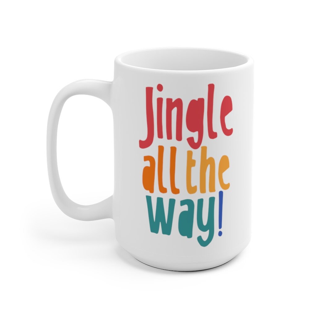 Coffret cadeau de Noël - lait au chocolat avec mug Jingle all way