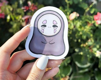 Studio Ghibli - Spirited Away - No Face Sticker / Water Proof
