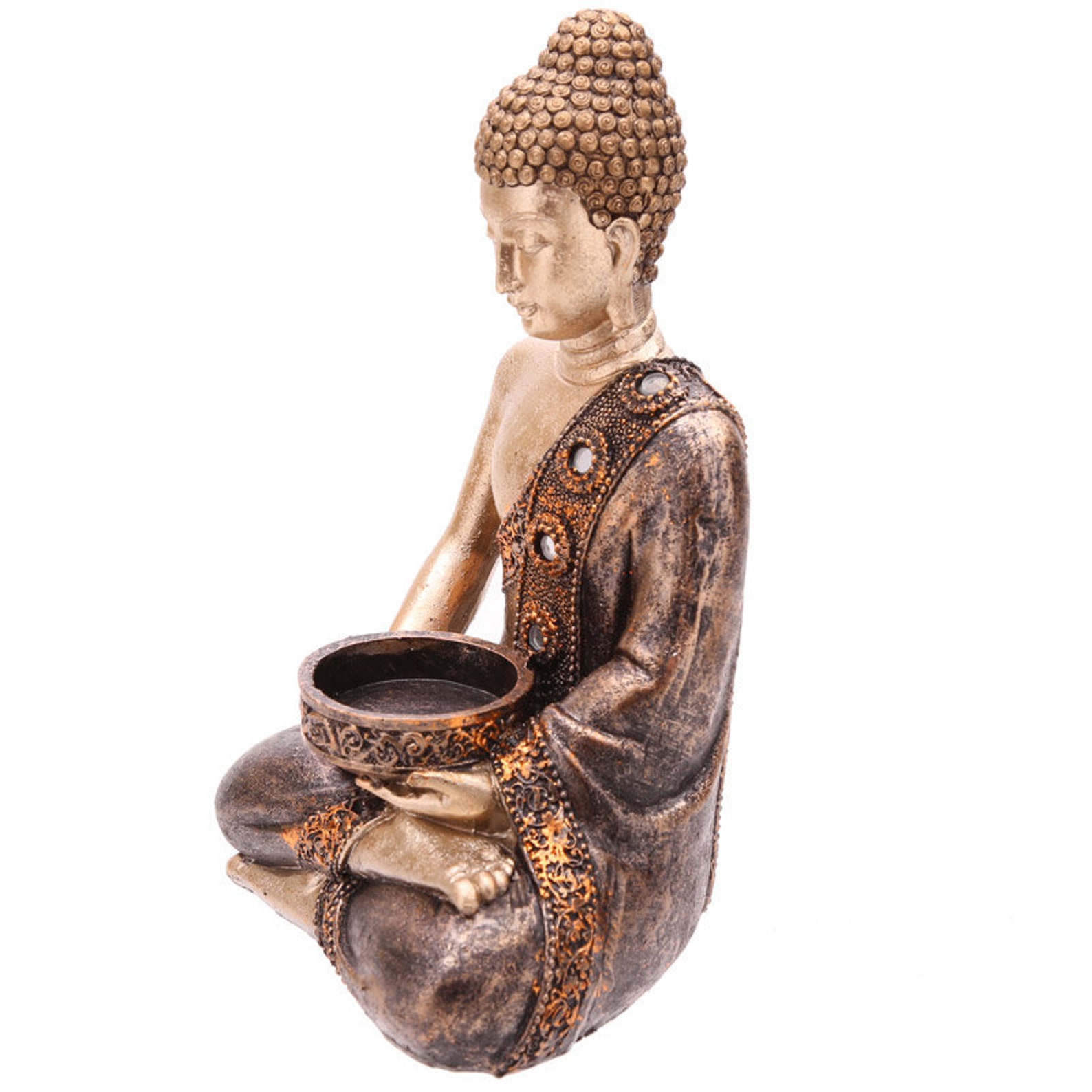 Buddha Candle Holder LARGE Warm Up Your Space With A Zen Glow Etsy