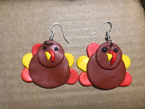 Turkey 2024 earrings etsy