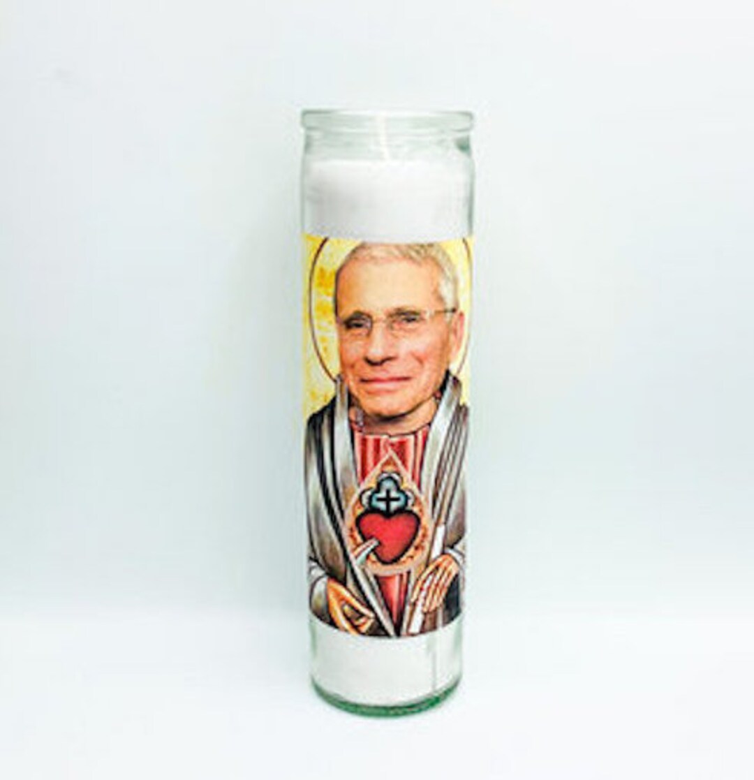 Saint Anthony Fauci Prayer Candle Label Etsy