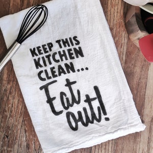 Funny kitchen towels - flour sack towel - farmhouse - kitchen decor - kitchen towels - humor - sarcasm - mother's day - linen tea towels